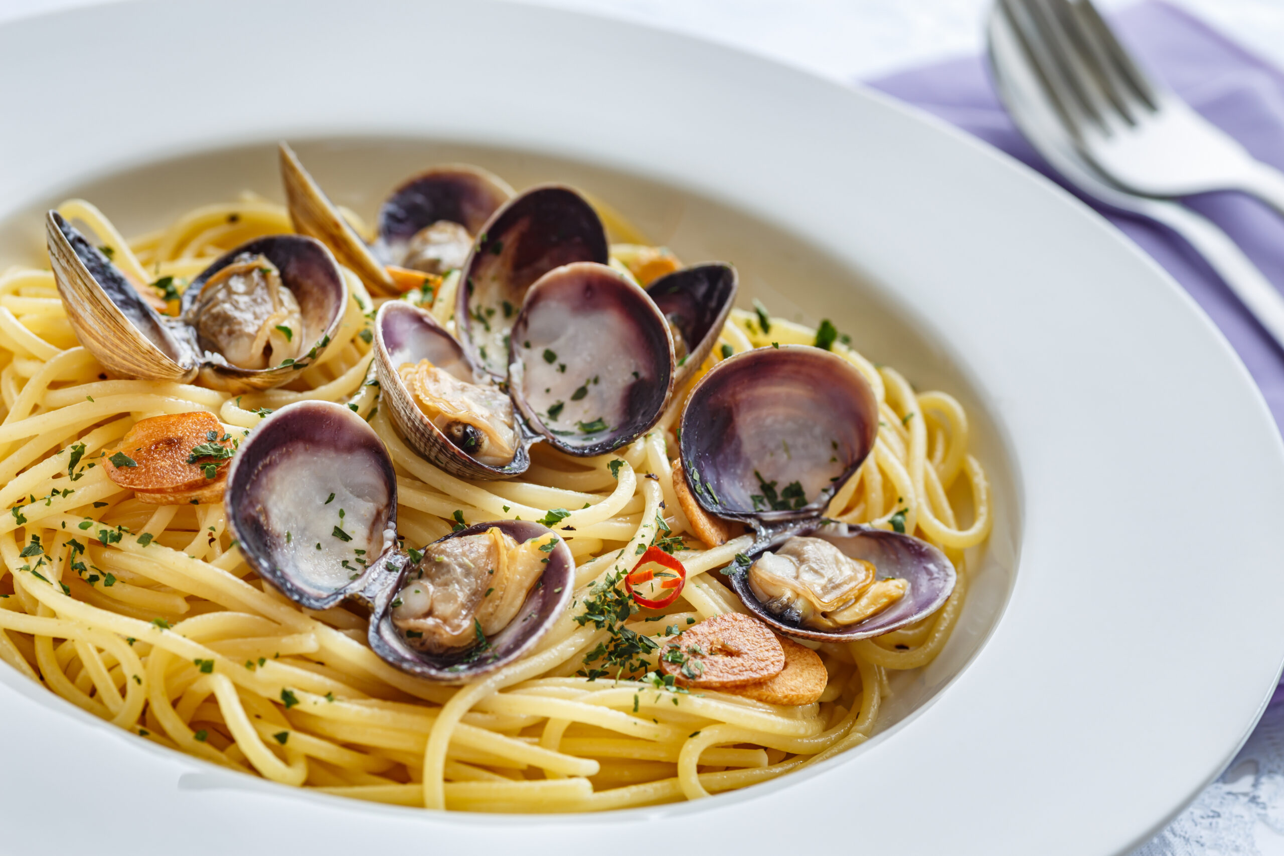 しじみのパスタ